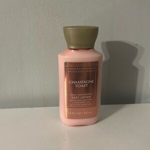 BRAND NEW bath and body travel size champagne toast lotion